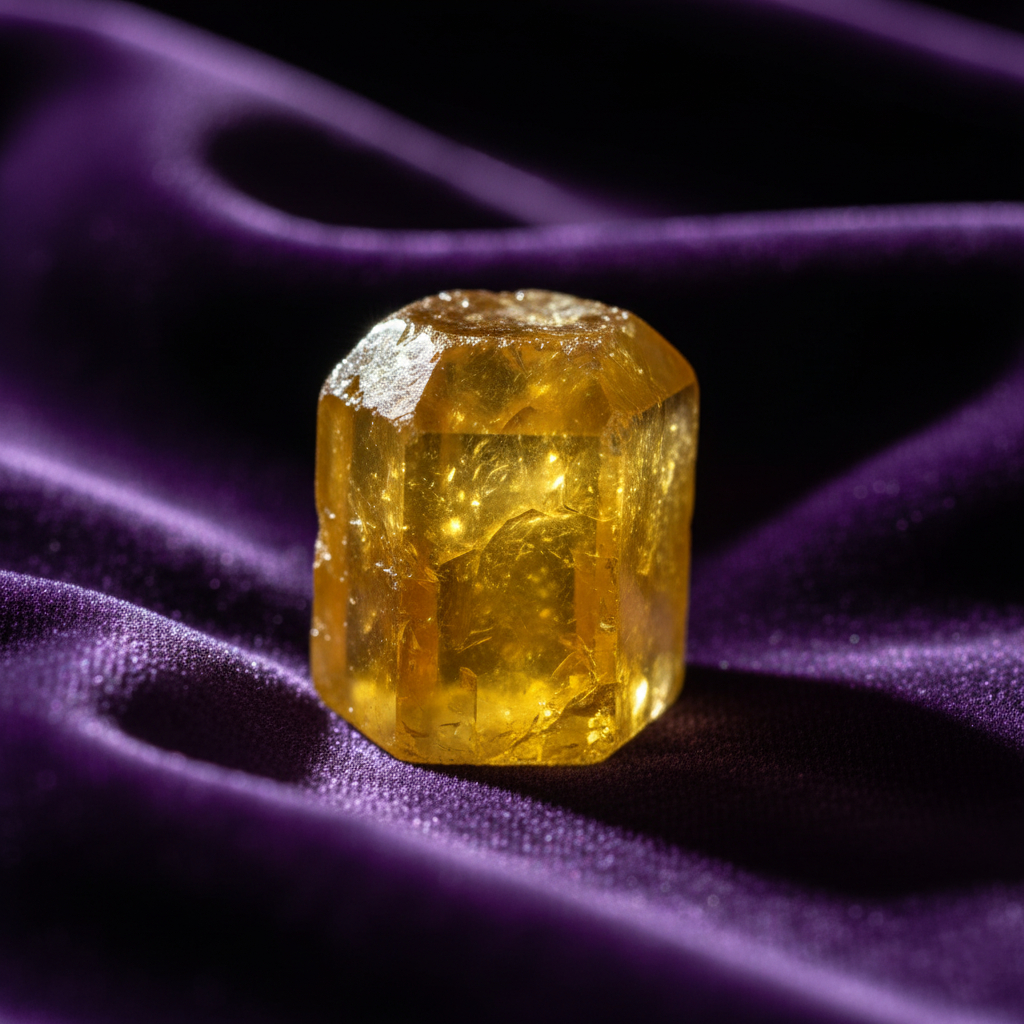 Yellow Sapphire Crystal